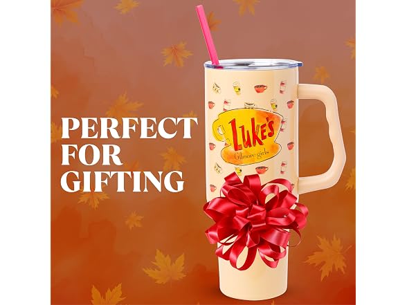 Silver Buffalo Girls Gilmore Luke's Diner Tumbler