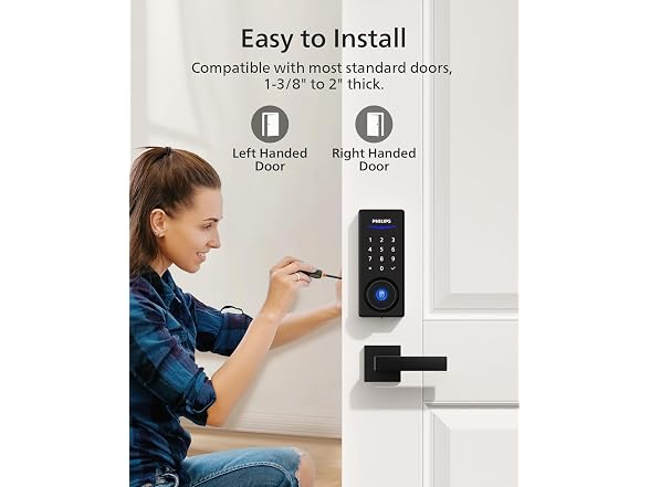 Philips DDL210-1H-L Phlips Keypad Front Door Lock - Gallery 8