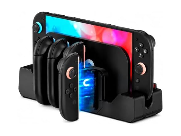 PORTHOLIC Switch 2 Charging Dock for Joycons