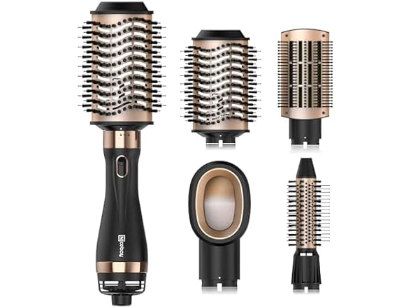 Nicebay Hair Dryer Brush with 4 attachments
