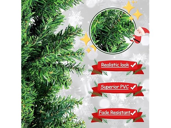 KISIQI 4Ft Christmas Decor Tree