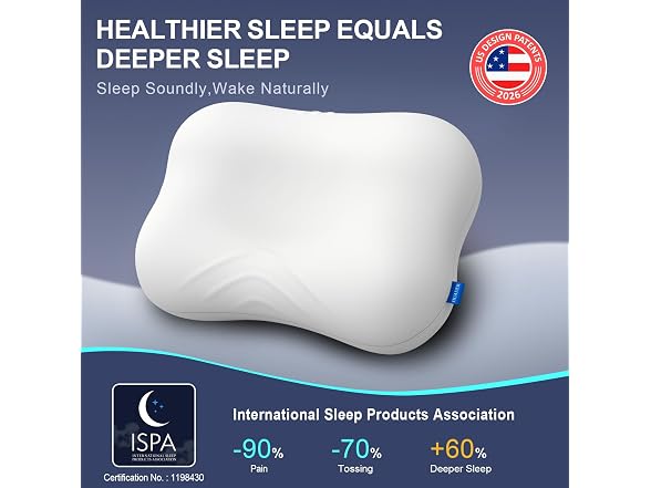 HUADER Cervical Neck Pillow