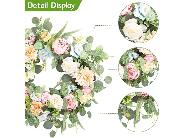 Honnesserry Wreath for Front Door