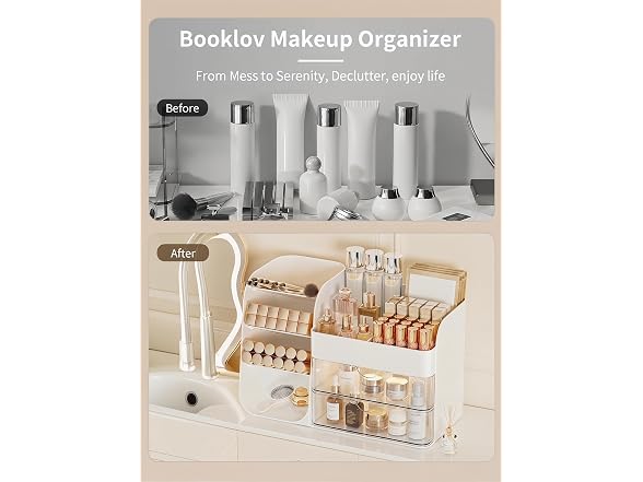 Booklov BC2313626069340 Makeup Organizer with Drawers