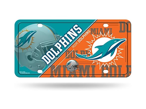 Miami Dolphins License Plate