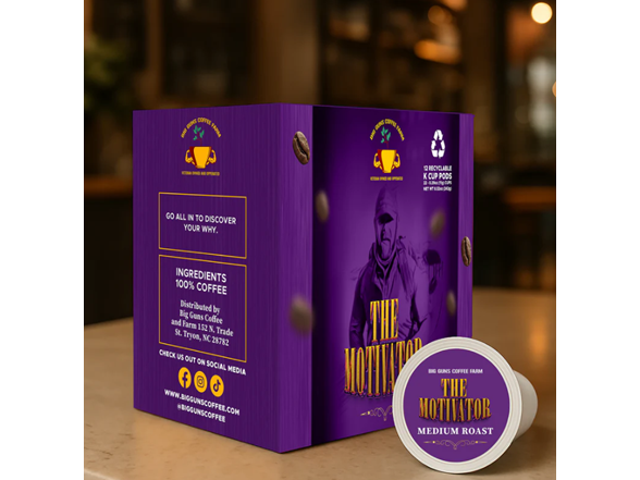 Big Guns Coffee K-Cups 48ct – The Motivator  $39.99