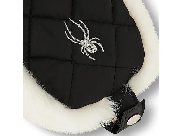 Spyder Womens Quilted Insulated Nylon Trapper Hat