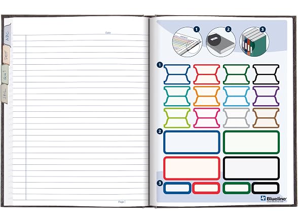 Blueline Blueline A9 Notebooks, Blue