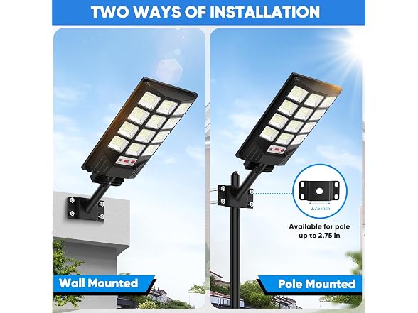 Brightever Solar Street Lights 2 Pack - Gallery 4