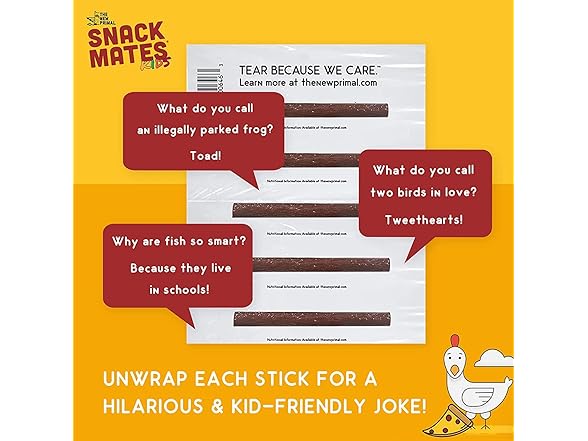 5PK Snack Mates by The New Primal, Chicken Pizza