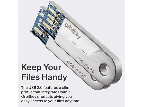 Orbitkey ORBADDO232GB Orbitkey - USB 3.0 - Fast Tran