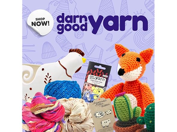 Darn Good Yarn Crochet kit for Beginners