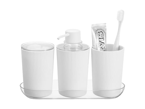 InterDesign iDesign 4-Piece Bathroom Vanity Set
