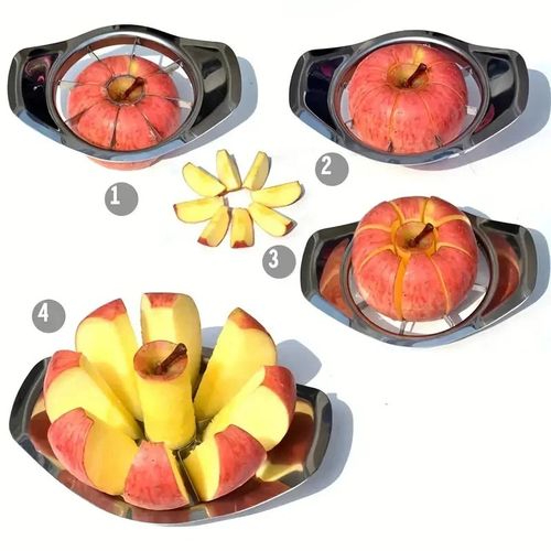 3-Pack Stainless Steel Fruit Slicer - Gallery 6