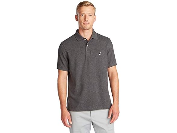 Nautica Men (XL) Short Sleeve Solid Polo Shirt