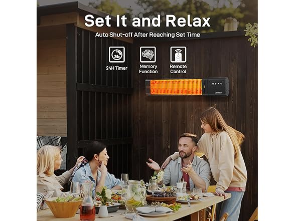 Powerscale 1500W Electric Patio Heater
