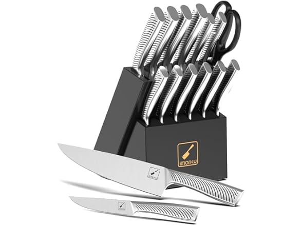 imarku 14Pcs Kitchen Knife Set
