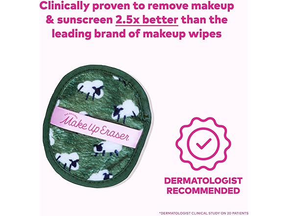 The Original MakeUp Eraser, 7-Day Set Counting Sheep