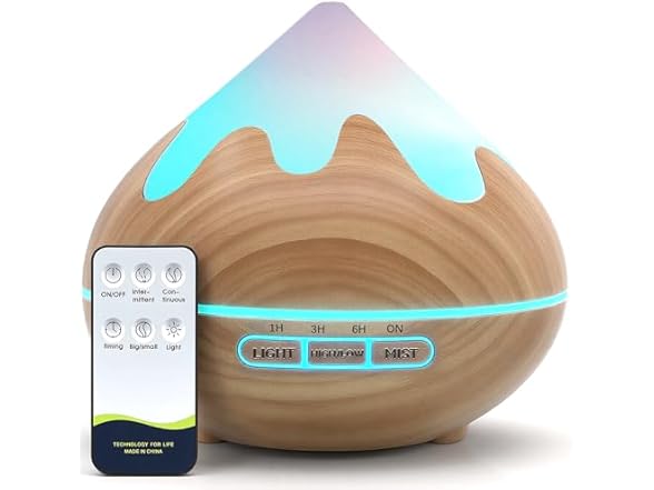 GLOXA Essential Oil Diffuser for Home