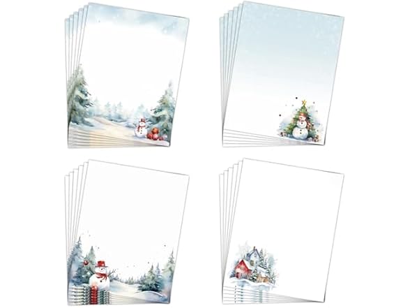 Generic Winter Blue Classic Snowman