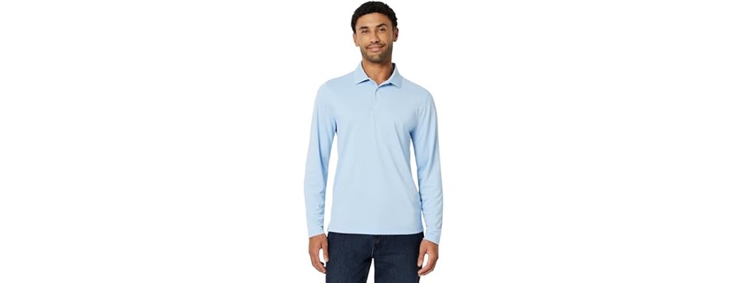 Amazon Essentials Men's Golf Polo Shirt Washed