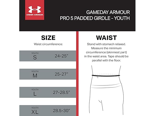 Gameday Armour Pro 5Pad Girdle Large