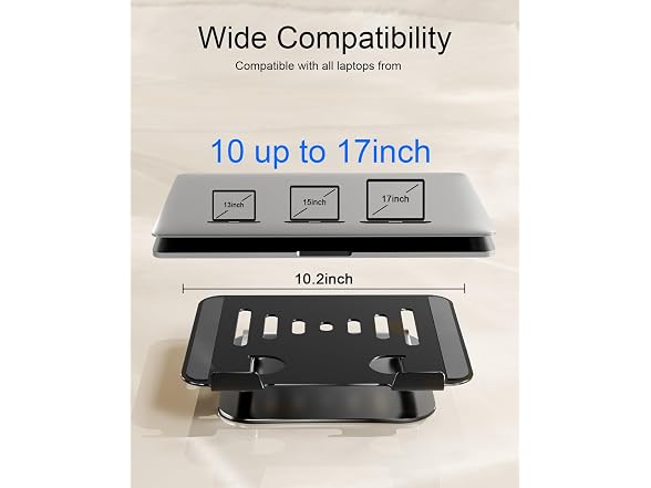 LINTYLE Adjustable Laptop Stand for Desk