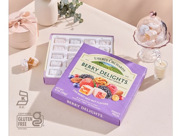 (5 Pack) Liberty Orchard Soft Fruit & Nut Candies Gift Set - Gallery 38