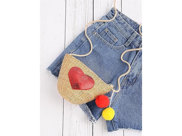 Ximkee Pack of 10 Shiny Heart Sequins