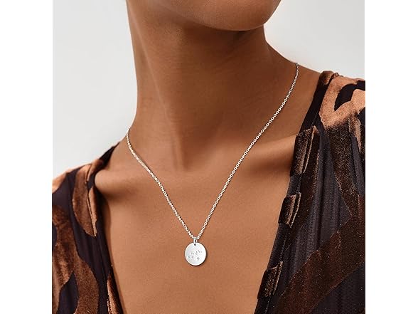 MEVECCO Sliver Necklace Zodiac Taurus