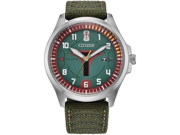 Citizen Men Eco-Drive Boba Fett Watch Green