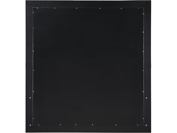 Marisol Black Wood Veneer & Iron Mirror