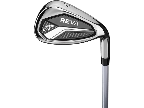 Callaway Golf Women's REVA Complete Golf Set (8 Pieces (Long) Cart Bag, Black) (Right Hand)