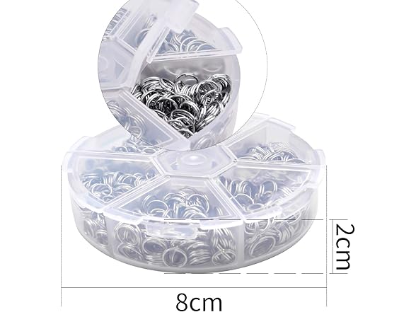 Aylifu Iron Split Rings, 1 Box (100g)