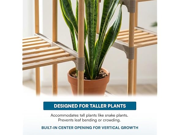 Honey-Can-Do 10-Tier Wood Plant Stand - Gallery 6