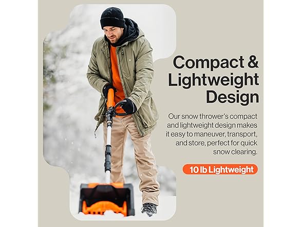 SuperHandy Cordless Snow Shovel