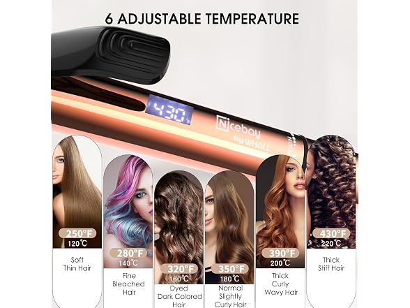 Nicebay 1" Ceramic Curling Iron