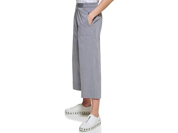 DKNY Pull On Career Pant (XL) Gray