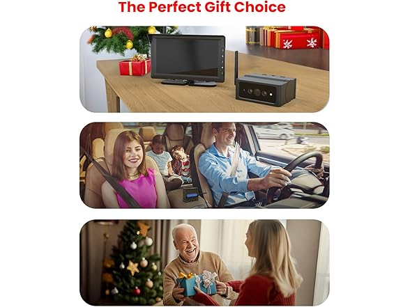 Foxpark 7" HD 1080P Magnetic Wireless Backup Camera for RVs and Trailers