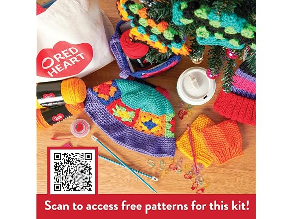 Red Heart Super Saver Super Yarn Stitchers Kit