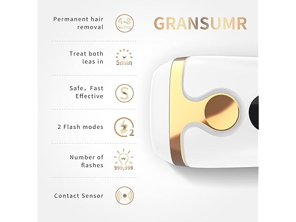 Gransumr IPL Laser Hair Removal Device Permanent