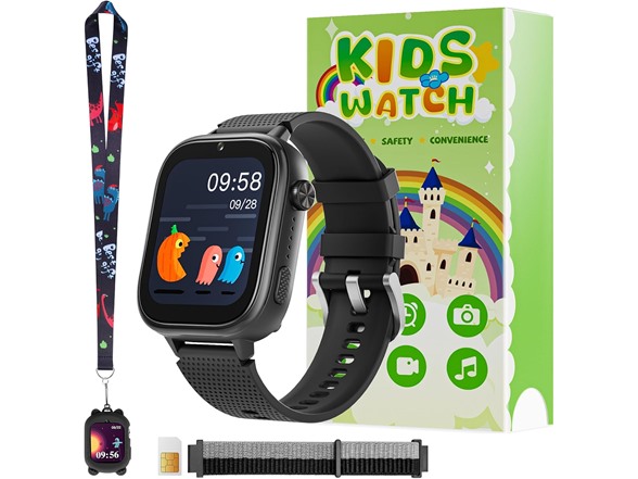 OKYUK 4G Kids Smartwatch w/SIM Card