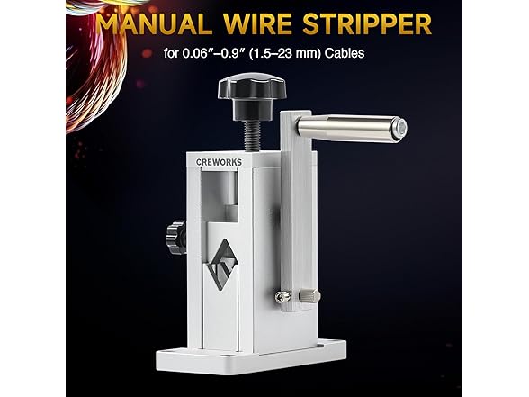 CREWORKS Manual Wire Stripper Machine