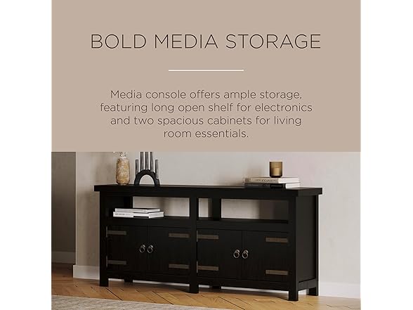Luca Wooden Living Room TV Media Unit