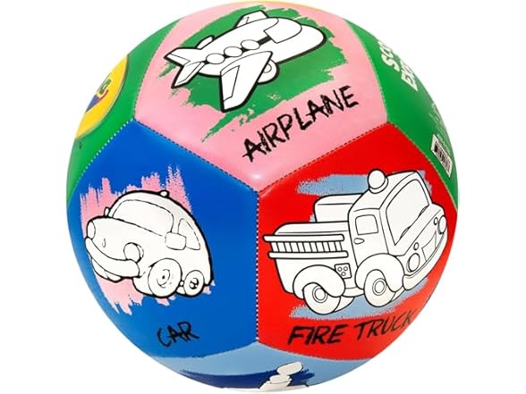 Crayola Official Soccer Ball Transportation Size 5
