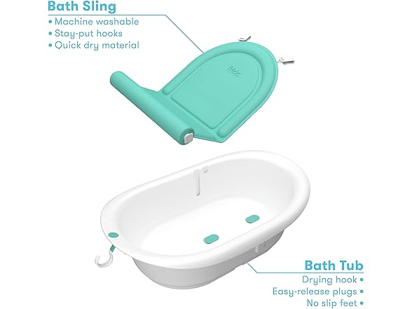 Frida Baby 4-in-1 Grow-with-Me Bath Tub