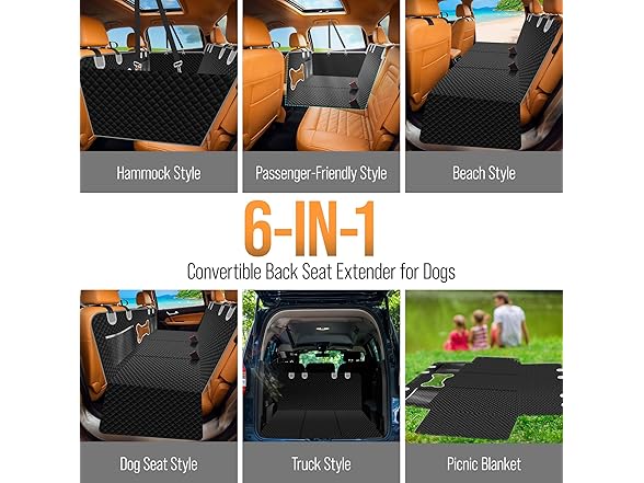 Bobby's Moment Dog Car Seat Cover