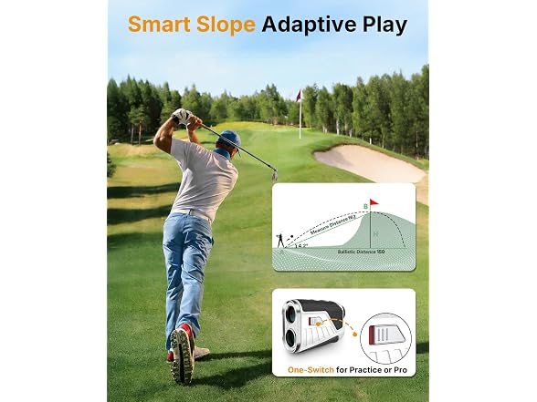 PinPlumb Golf Range Finder with Slope