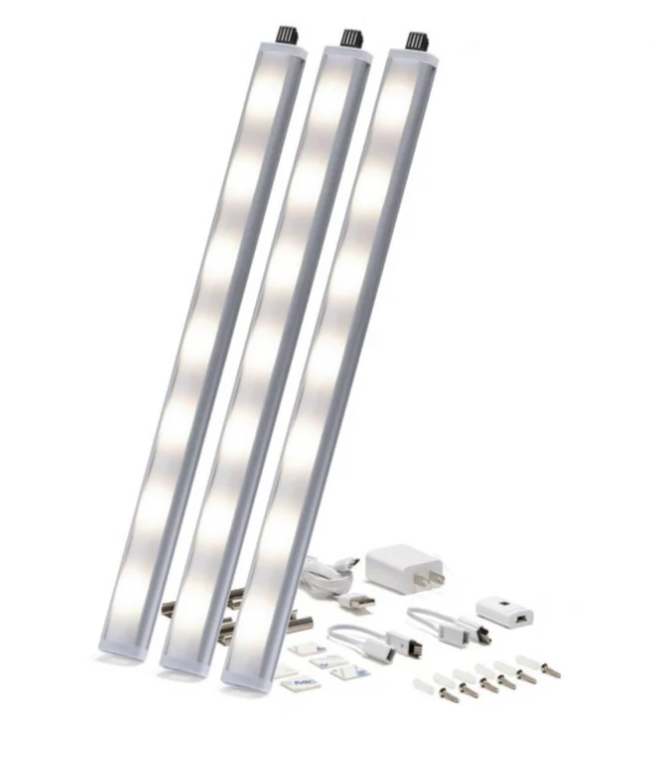 3 Pack 10" Under Cabinet Light with 5 Ft USB Cord - Gallery 5