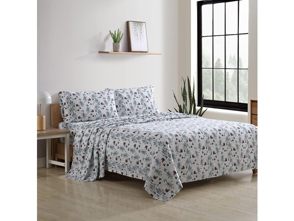 Eddie Bauer - Deer Flannel Sheets King